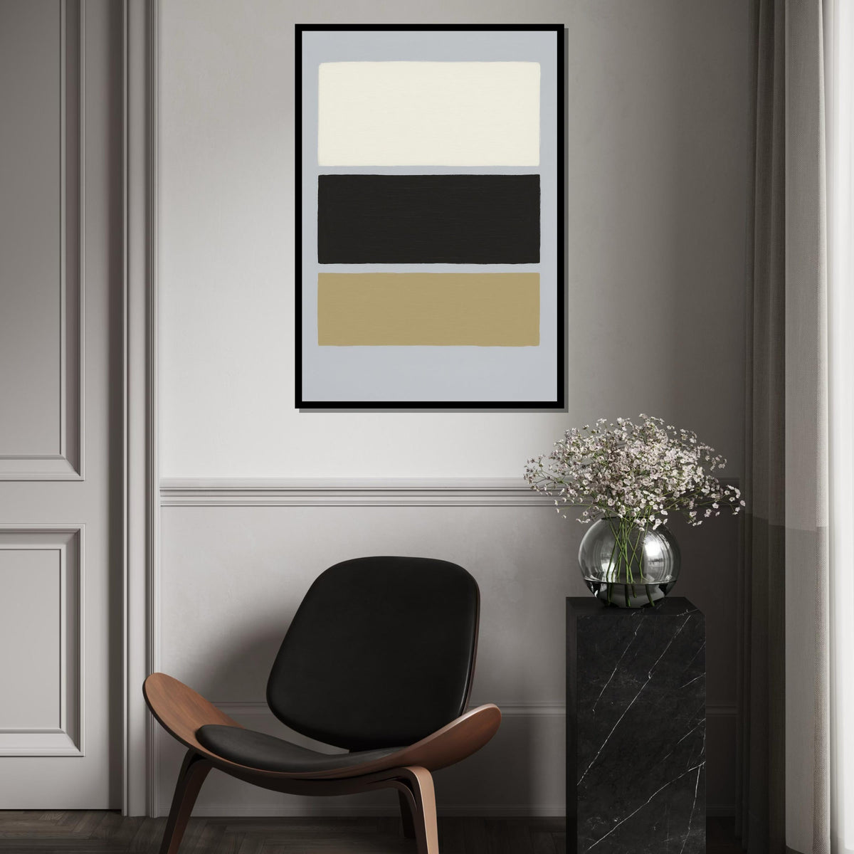 Mark Rothko Canvas, Abstract Wall Art, Mark Rothko Style Print,Affiche Art,Expressionist Canvas Painting,Ready To Hang Decor,Print Art