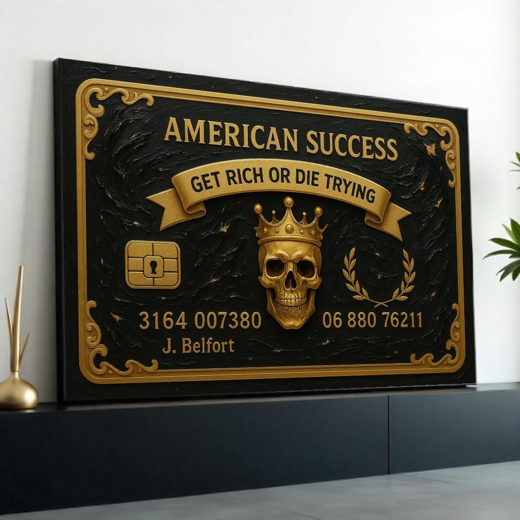 American Success Skull, Gold Skull Canvas Art, Luxury Wall Canvas, Get Rich Or Die Trying, Wall Art Canvas Design, Ready To Hang Decor