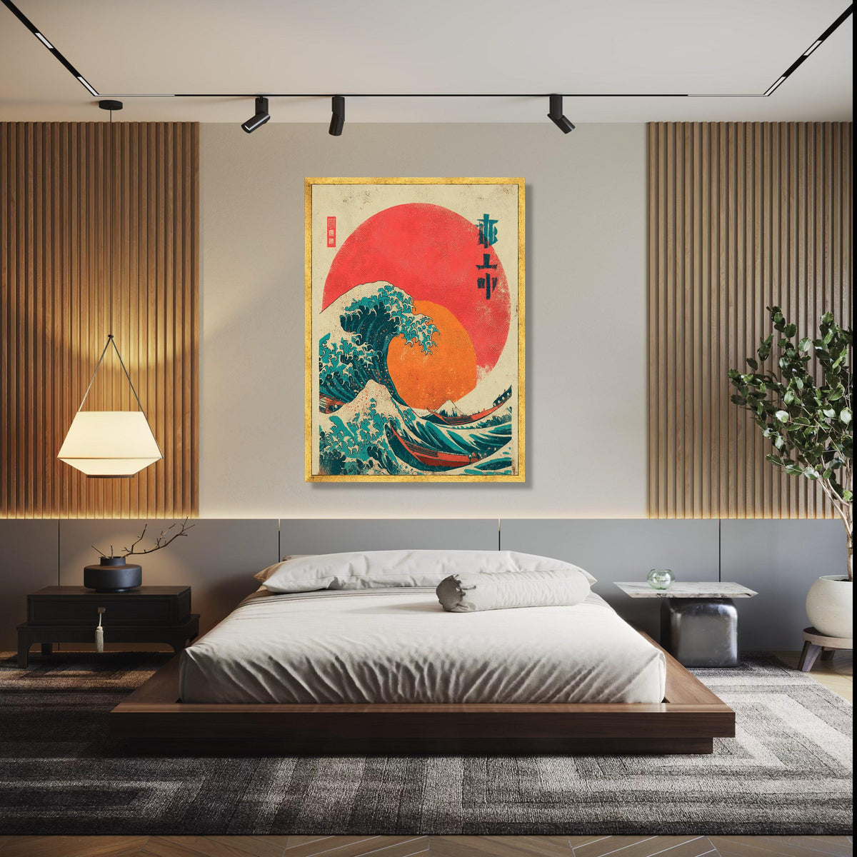 The Great Wave Off Kanagawa Canvas, Japanese Ocean Wave Art, Traditional Ukiyo-e Print, Coastal Wall Decor, Gift Art, Home Decor, Print