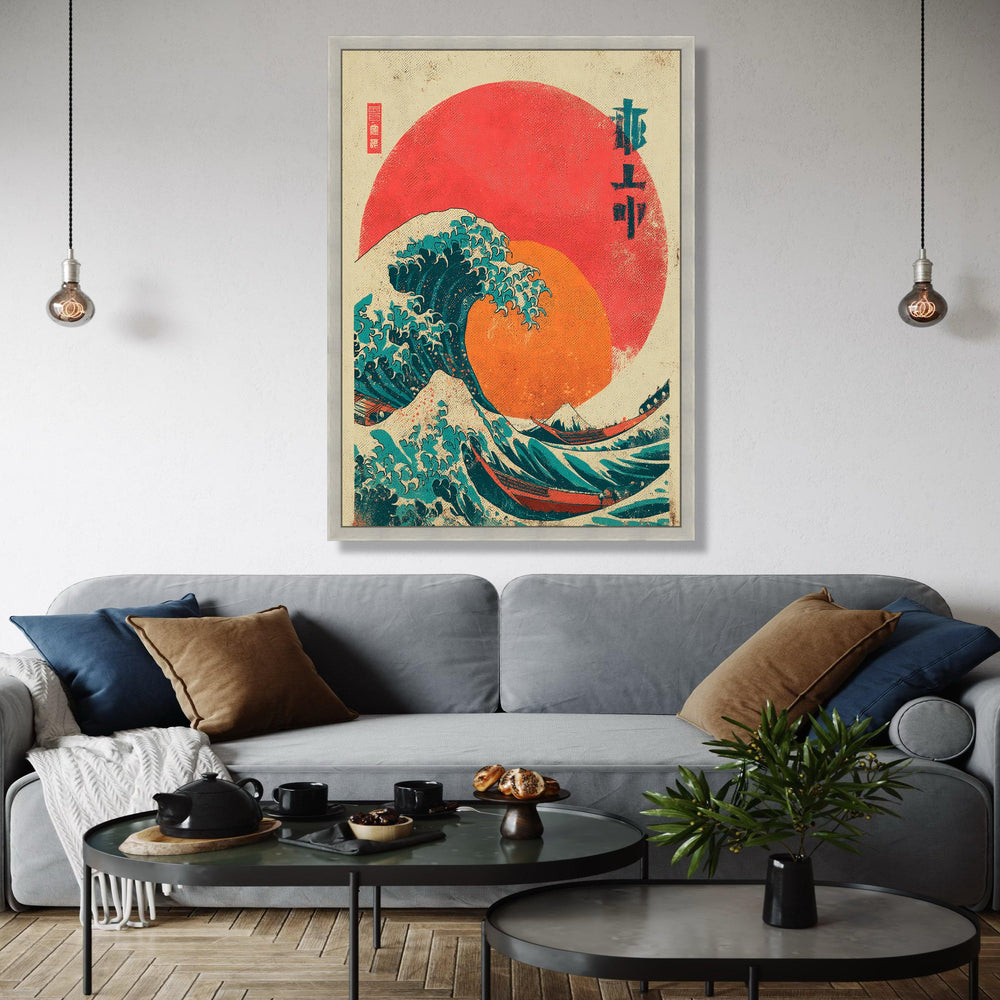 The Great Wave Off Kanagawa Canvas, Japanese Ocean Wave Art, Traditional Ukiyo-e Print, Coastal Wall Decor, Gift Art, Home Decor, Print