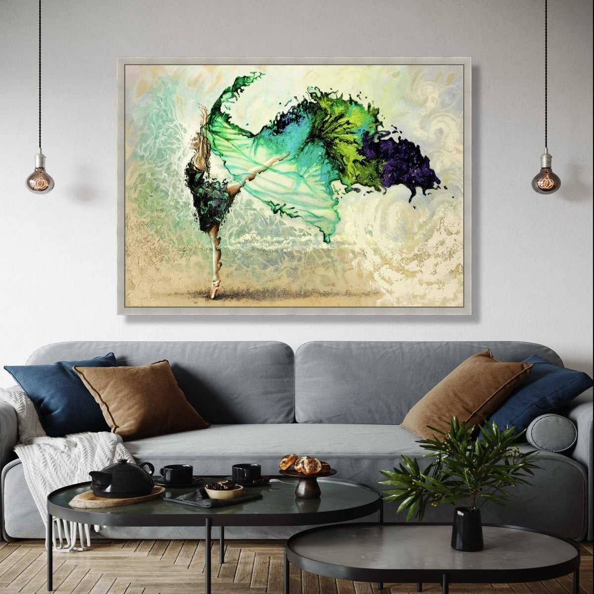 Elegant Ballet Dancer Canvas, Abstract Dance Art, Fluid Motion Wall Art, Modern Contemporary Canvas, Graceful Gift Art, Home Decor, Print