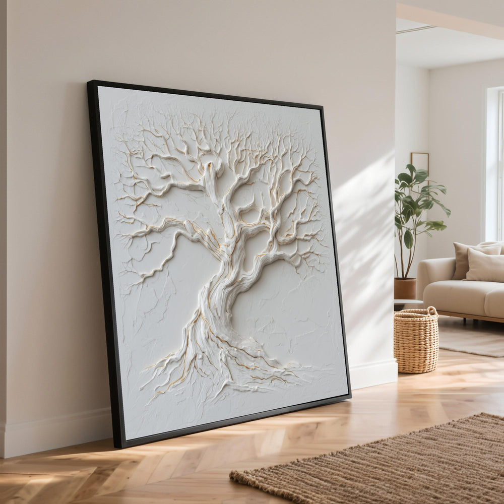 White Tree Canvas,Modern Minimalist Decor