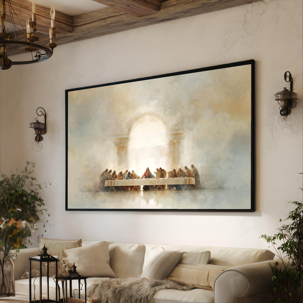 The Last Supper Canvas Art, Religious Christian Home Decor