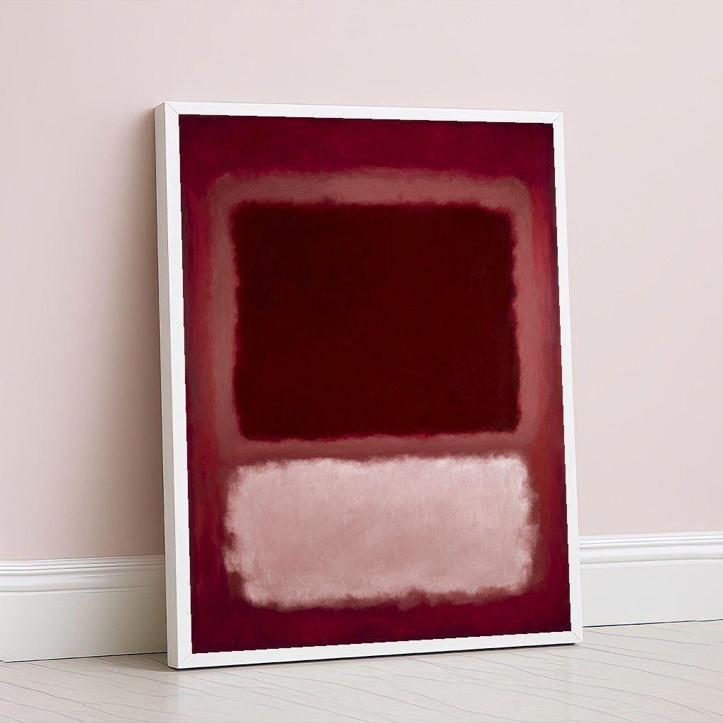 Image 1 of Mark Rothko Red Blush Canvas Print