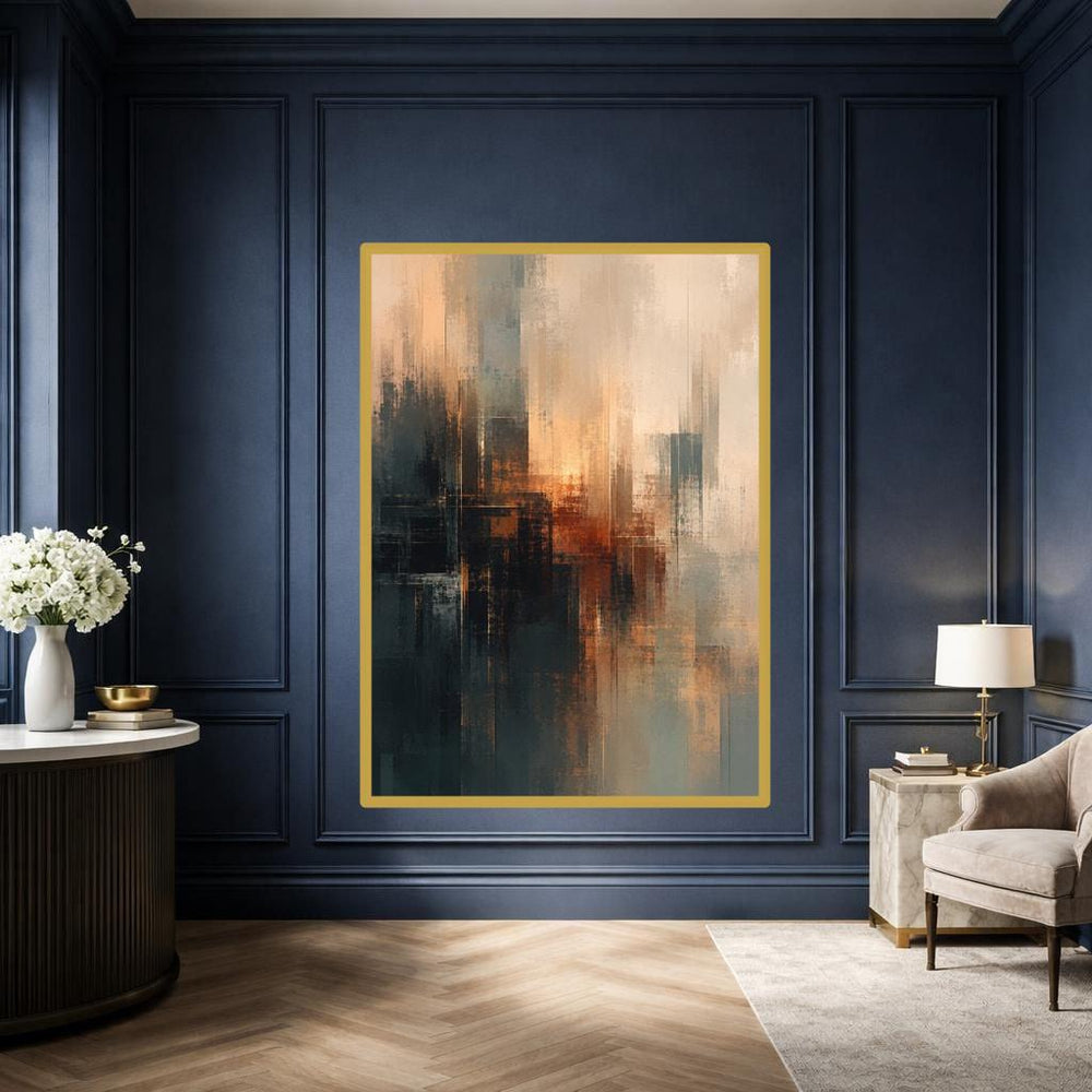 Abstract Color Blocks Canvas Print, Abstract Art Print, Living Room Wall Decor, Ready to Hang