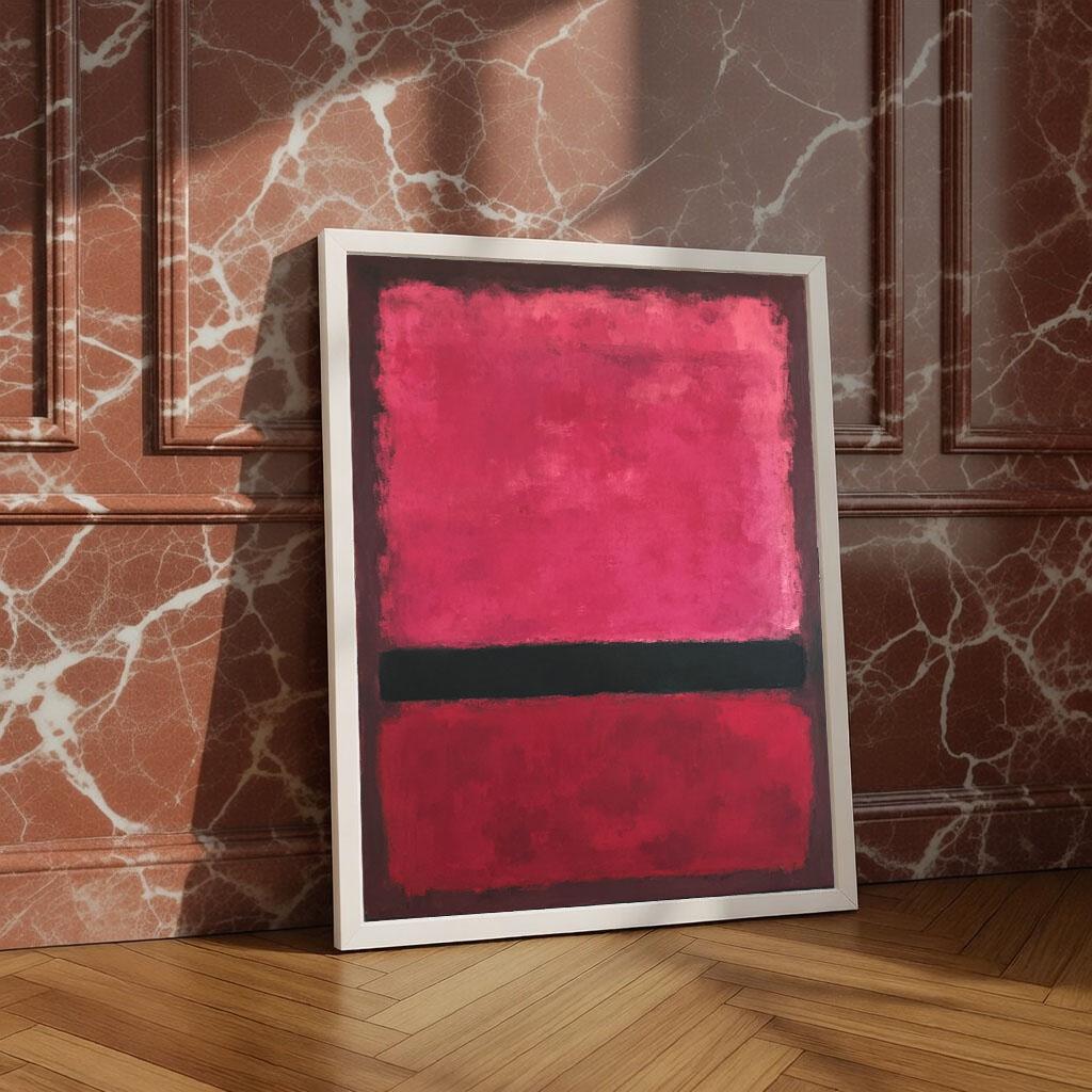 Image 4 of Mark Rothko Red Black Canvas Wall Art Print | Modern Living Room Decor | Statement Piece