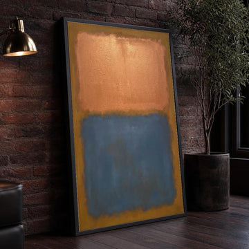 Mark Rothko Copper and Blue Color Field Canvas Wall Art