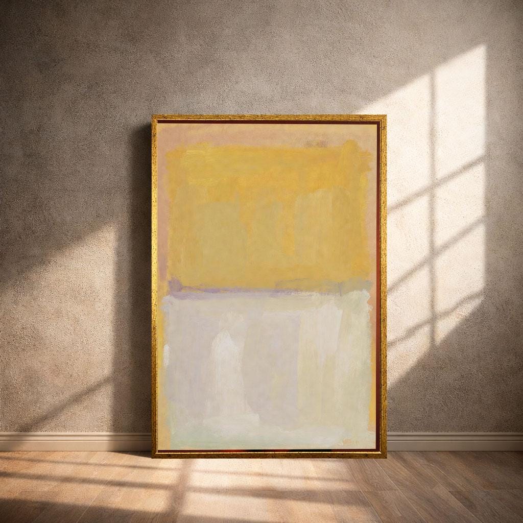 Image 4 of Rothko Style Yellow and Beige Canvas Iconic Color Field Painting Reproduction for Modern Living Room Decor | Art Collectors