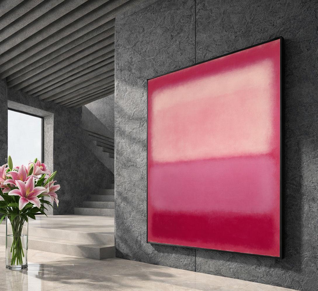 Image 5 of Mark Rothko Pink Magenta Canvas Wall Art Print | Modern Living Room Decor | Art Collectors