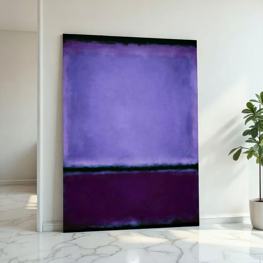 Image 2 of Abstract Expressionist Canvas | Vintage Rothko Style Art