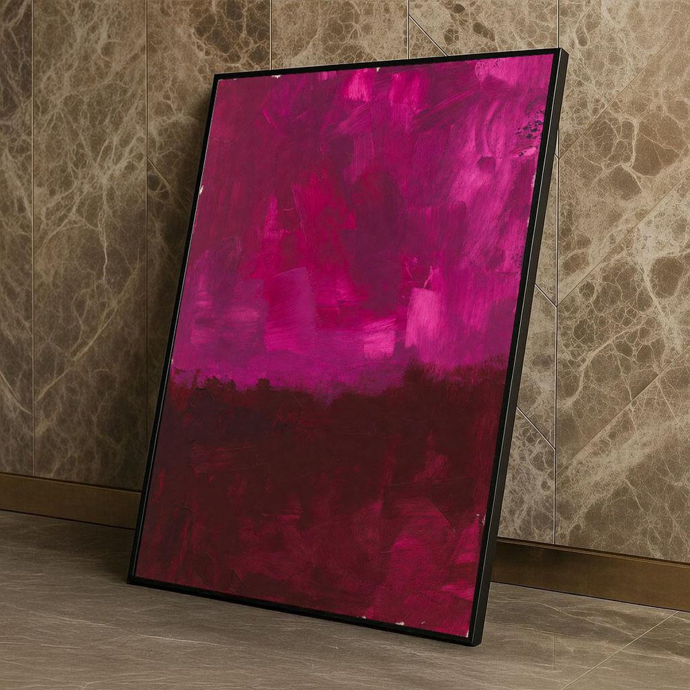 Mark Rothko Deep Magenta Maroon Canvas Wall Art Print  Contemporary Living Room Decor  Art Lovers