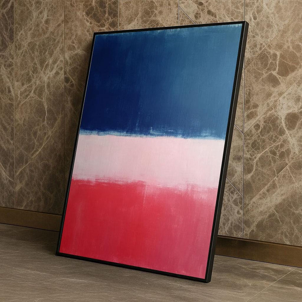 Mark Rothko Patina Blue Red Canvas  Modern Color Field Art