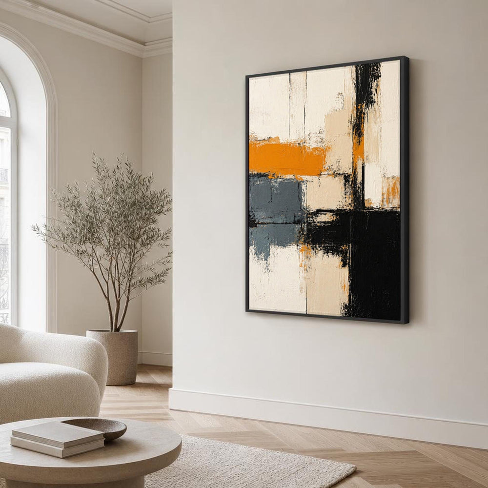 Abstract Composition Canvas Wall Art, Modern, Geometric