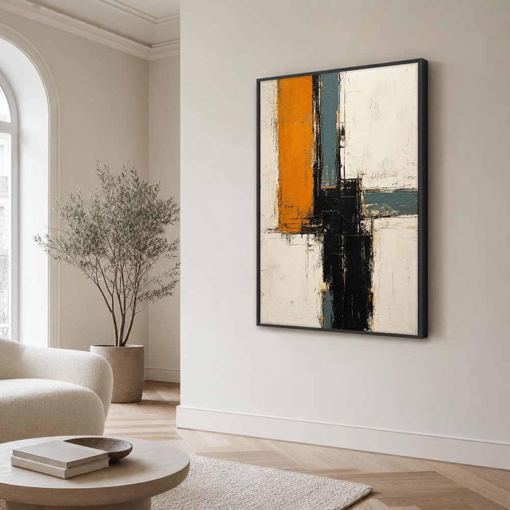 Abstract Composition Canvas Wall Art, Modern