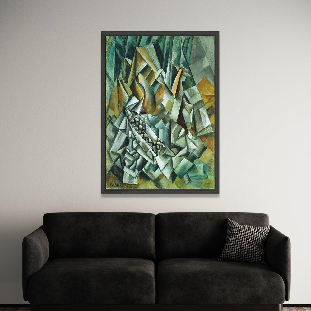 Abstract Cubism Still Life Canvas, Geometric Modern Art, Picasso Wall Art, Contemporary Home Decoration, Unique Canvas Luxury Home Decor