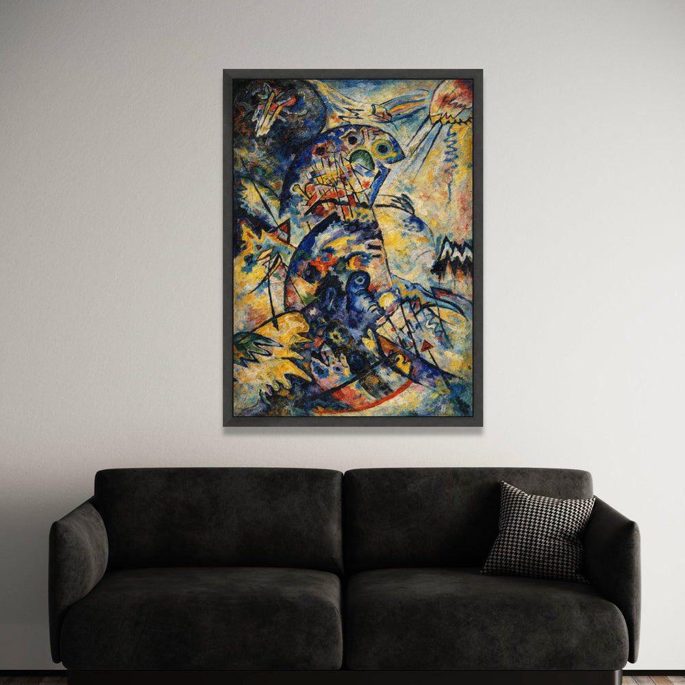 Abstract Colorful Fish Canvas Wall Art, Modern Expressionist Painting, Vibrant Ocean Life Decor, Bold Artistic Home Luxury Home Decor