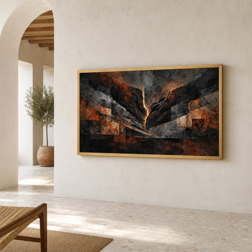 Neutral and Earthy Toned Abstract Palette Canvas Wall Art, Modern, Modern Minimalist Abstract