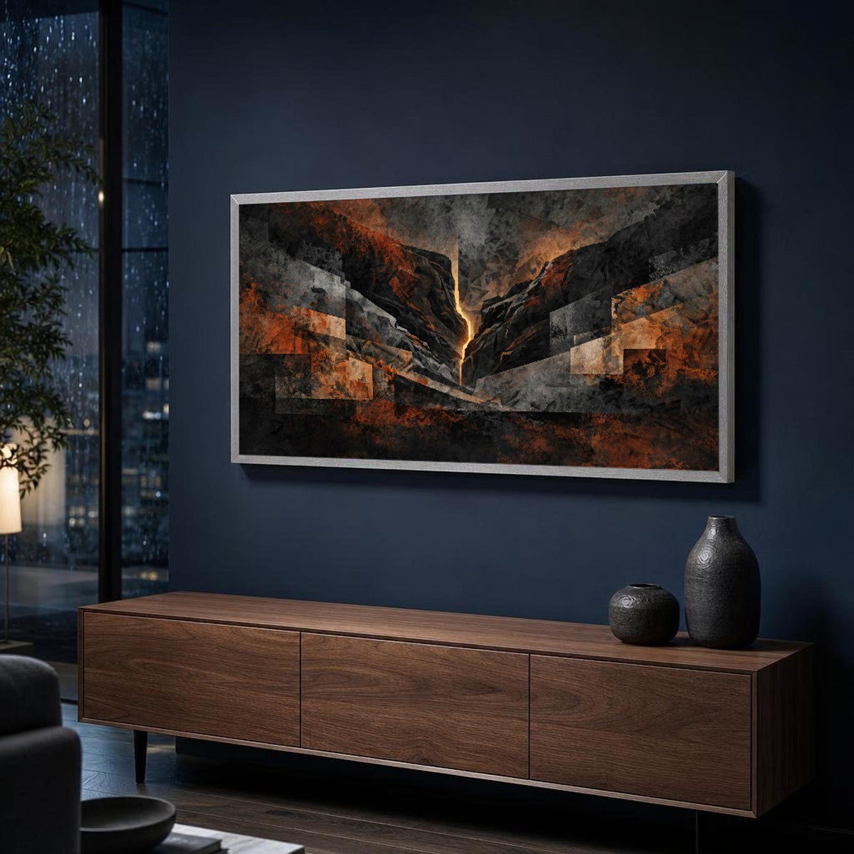 Neutral and Earthy Toned Abstract Palette Canvas Wall Art, Modern, Modern Minimalist Abstract