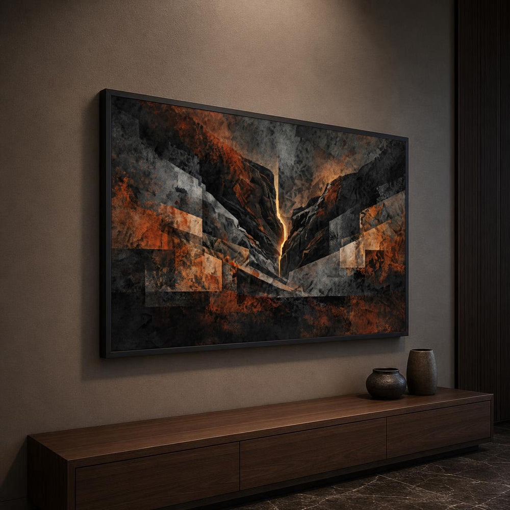 Neutral and Earthy Toned Abstract Palette Canvas Wall Art, Modern, Modern Minimalist Abstract