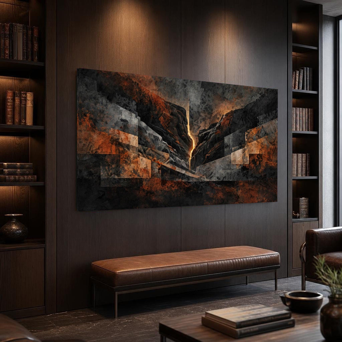 Neutral and Earthy Toned Abstract Palette Canvas Wall Art, Modern, Modern Minimalist Abstract