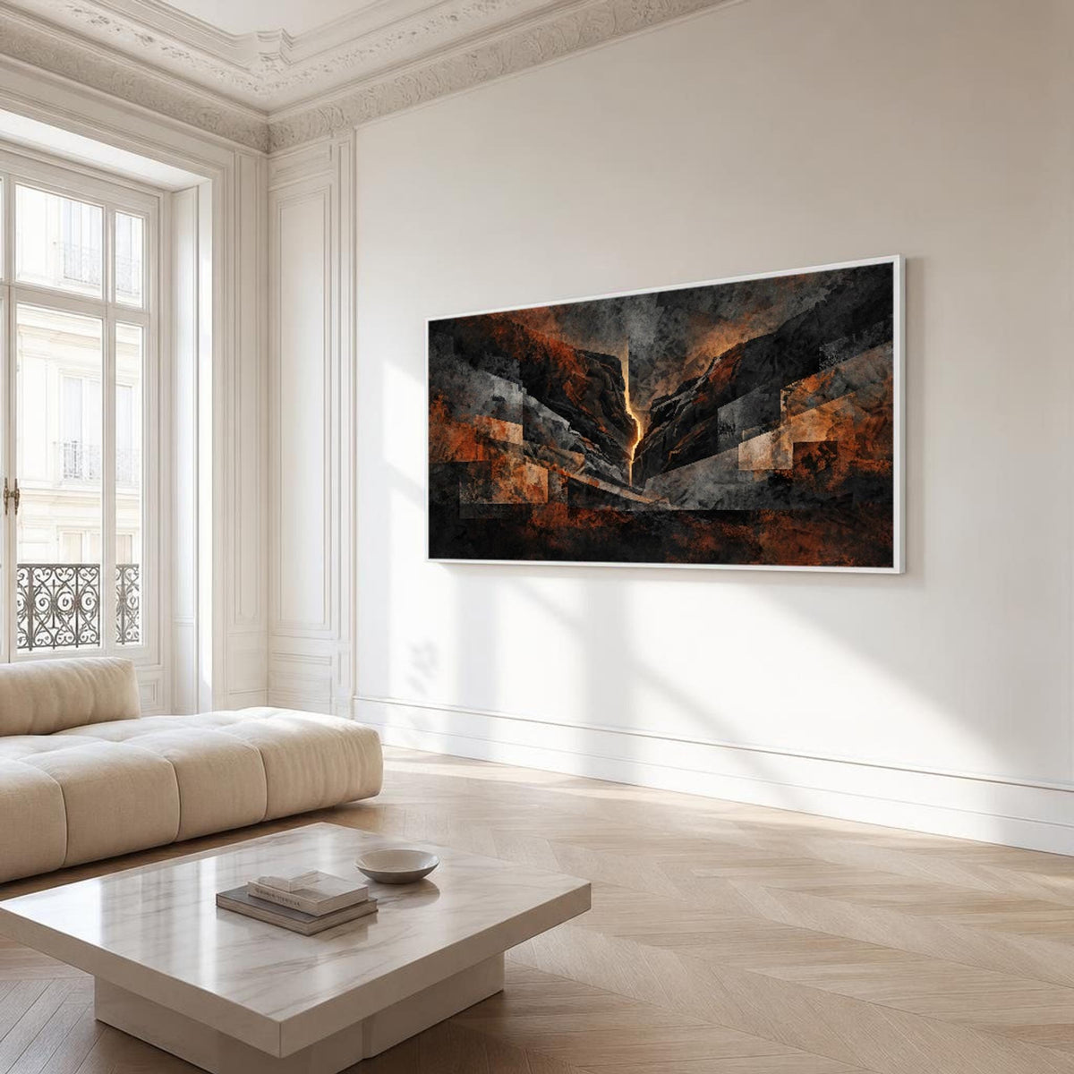 Neutral and Earthy Toned Abstract Palette Canvas Wall Art, Modern, Modern Minimalist Abstract