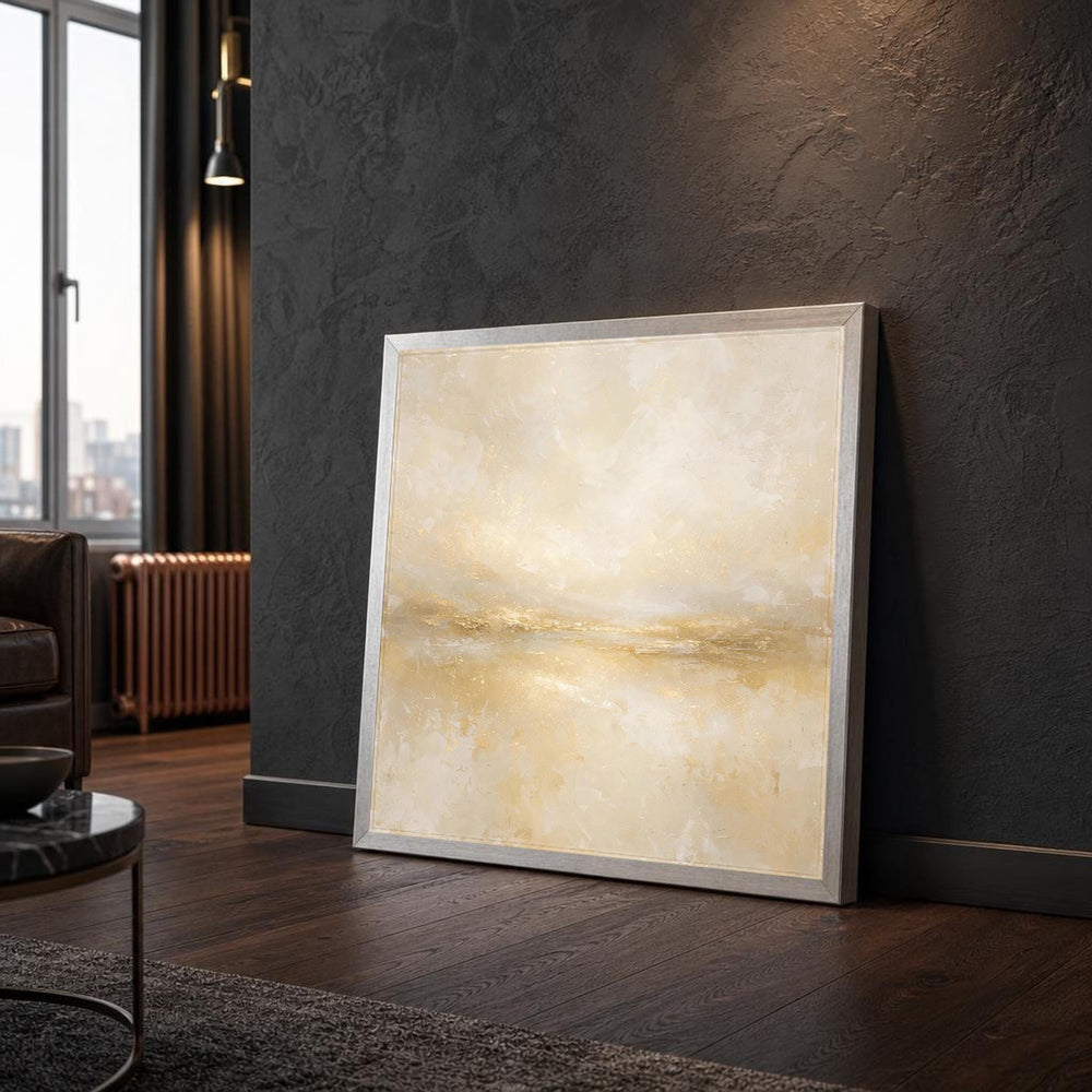 Neutral Toned Abstract Earthy Palette Canvas Wall Art, Neutral Tones Minimalist, Modern