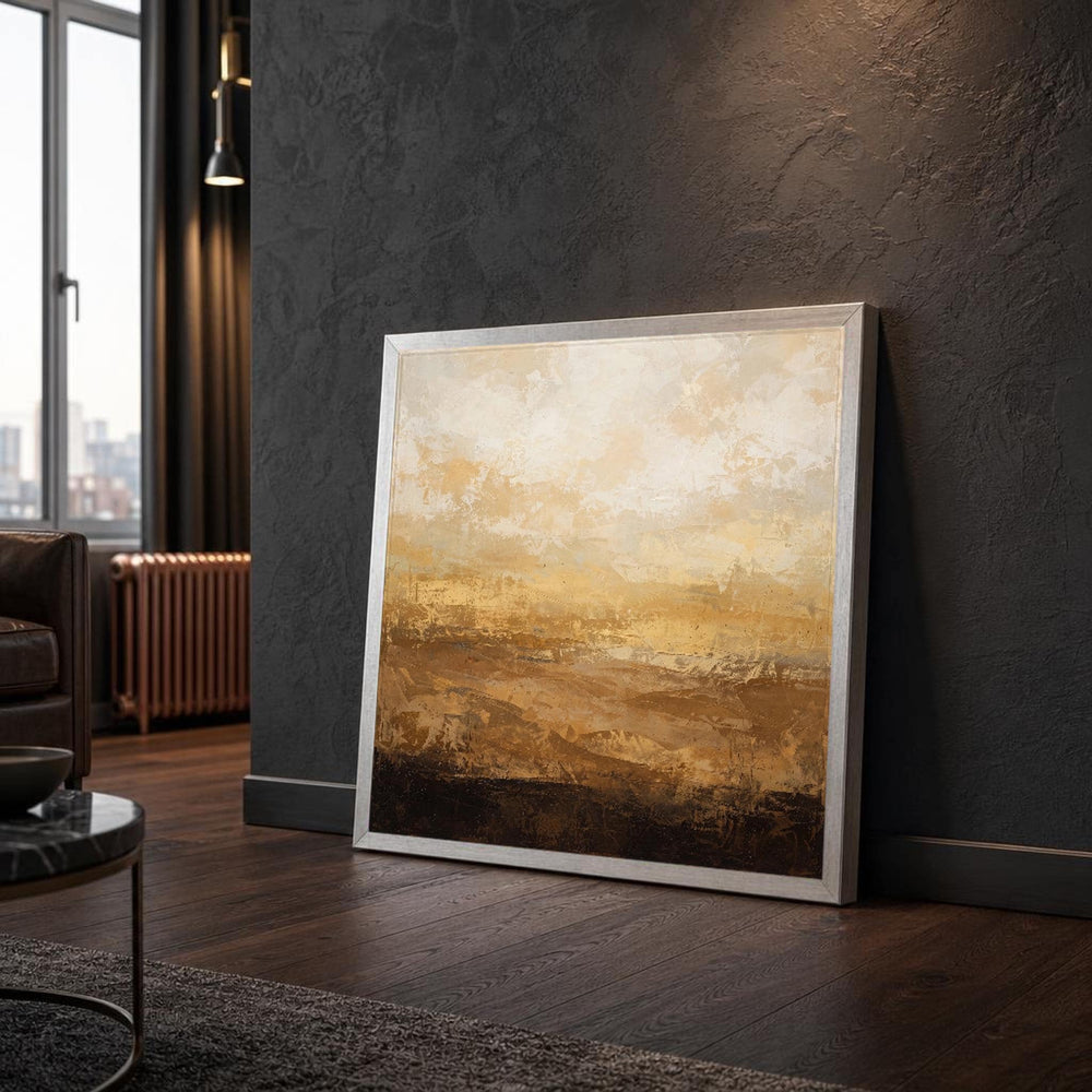 Neutral Toned Abstract Earthy Palette Canvas Wall Art, Modern, Neutral Tones Minimalist