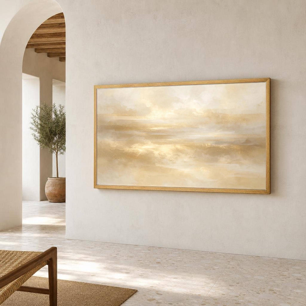 Neutral Toned Abstract Earthy Palette Canvas Wall Art, Modern, Modern Minimalist Abstract