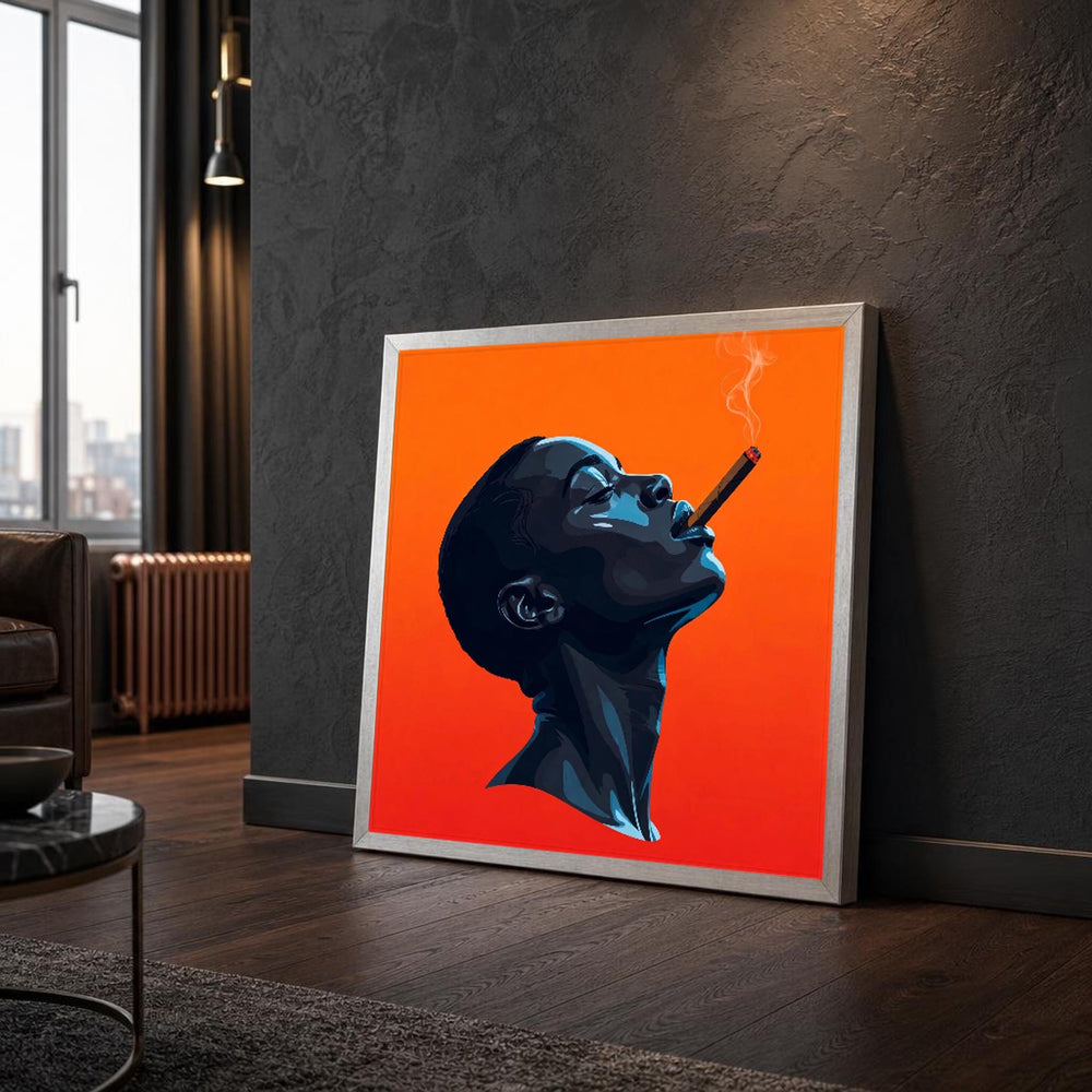 Female Portrait Canvas Wall Art, Modern