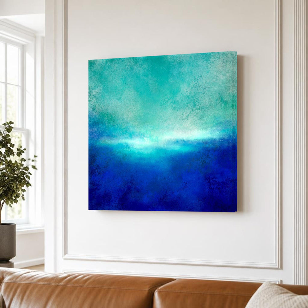 Mark Rothko Teal and Blue Color Field Canvas Wall Art, Calm
