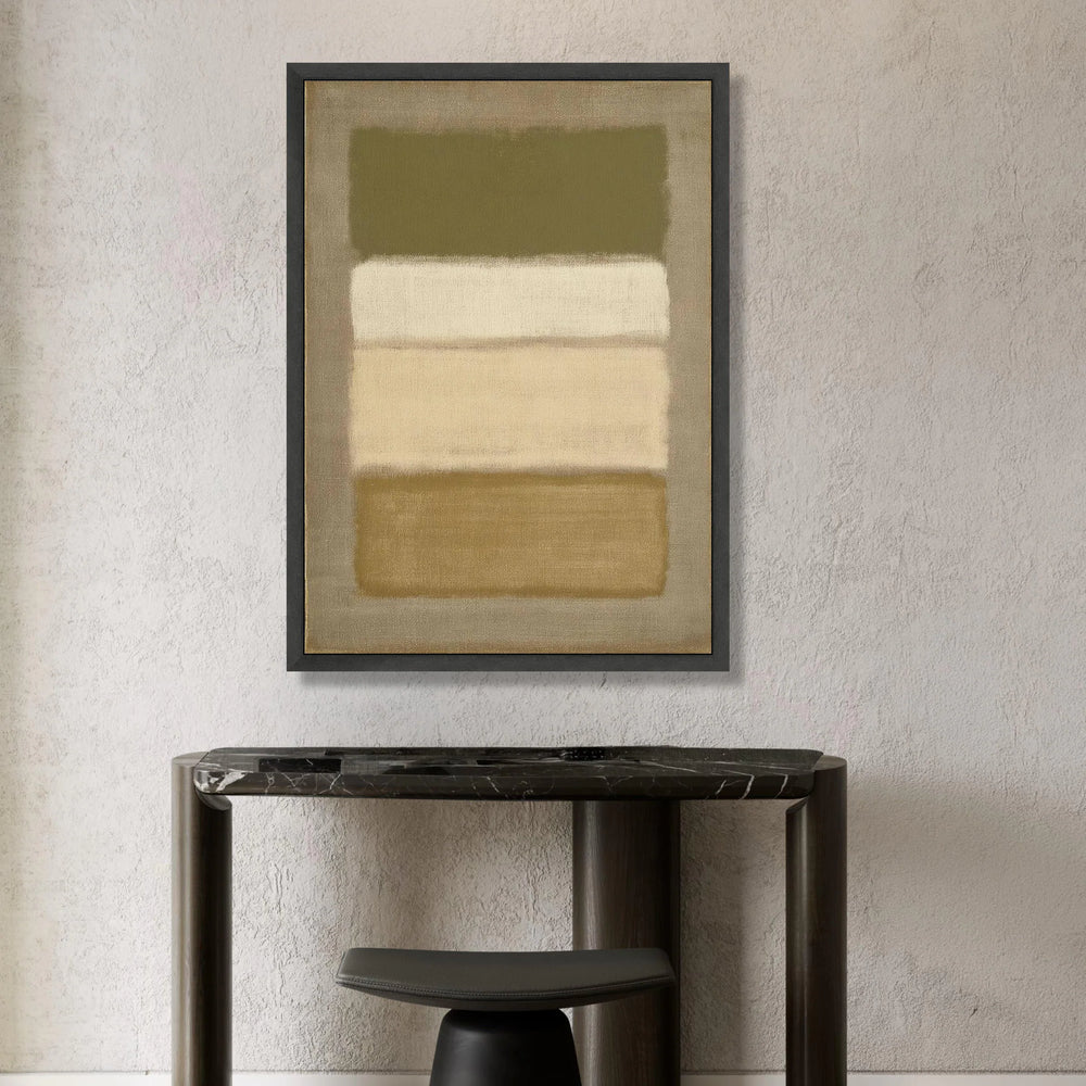 Earth Tone Abstract Canvas, Modern Minimalist Wall Art, Neutral Color Blocks Canvas, Contemporary Home Decoration, Soft Canvas Print Art