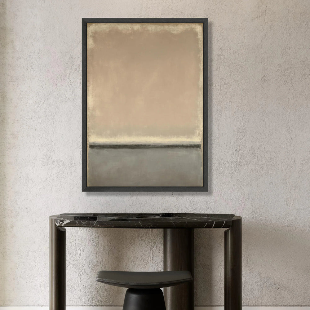 Minimalist Color Field Canvas Wall Art, Abstract Neutral Tones, Modern Home Decoration, Contemporary Artistic Canvas Canvas Print Art