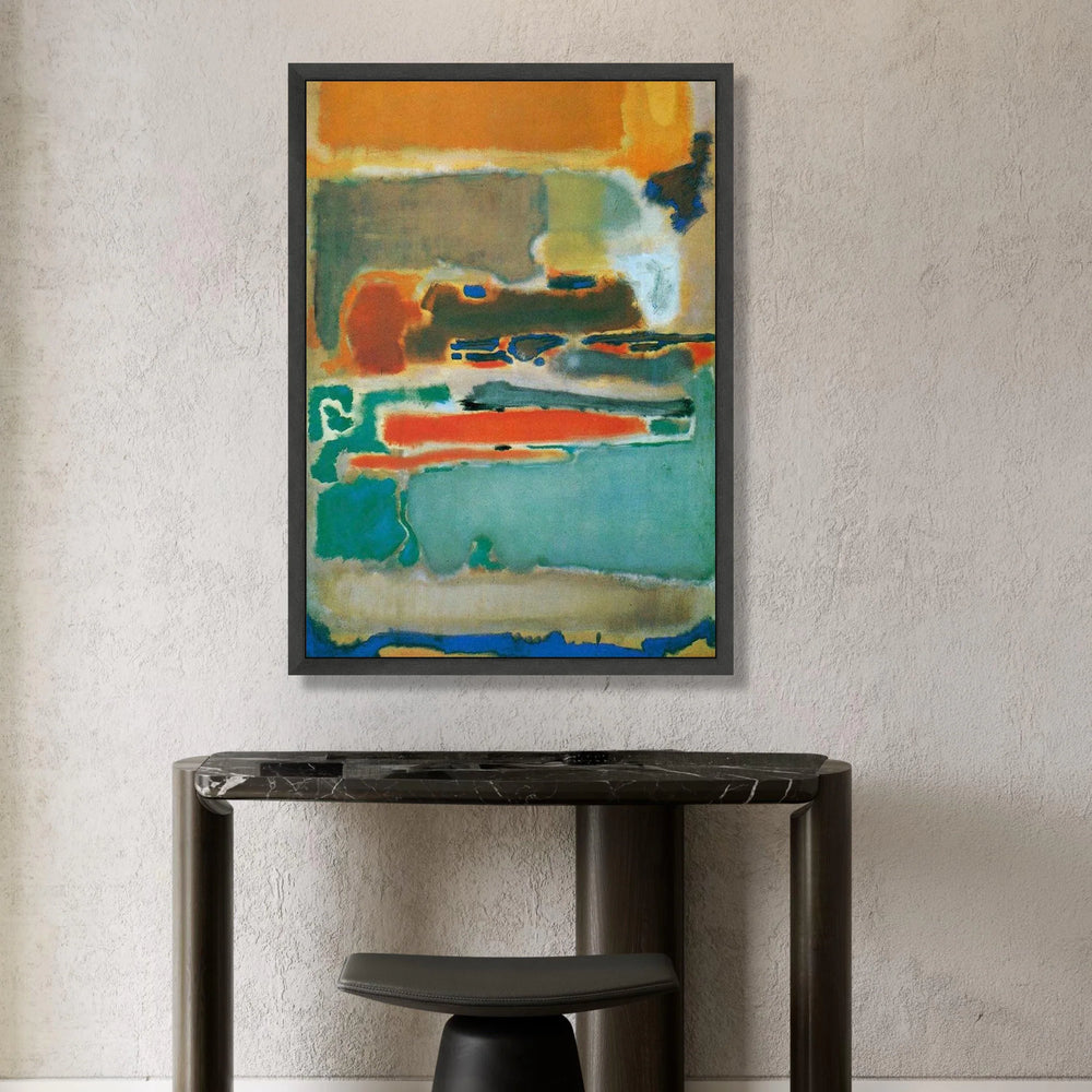Abstract Color Block Canvas, Modern Wall Art, Contemporary Home Decoration, Vibrant Geometric Canvas, Living Room Accent Canvas Print Art