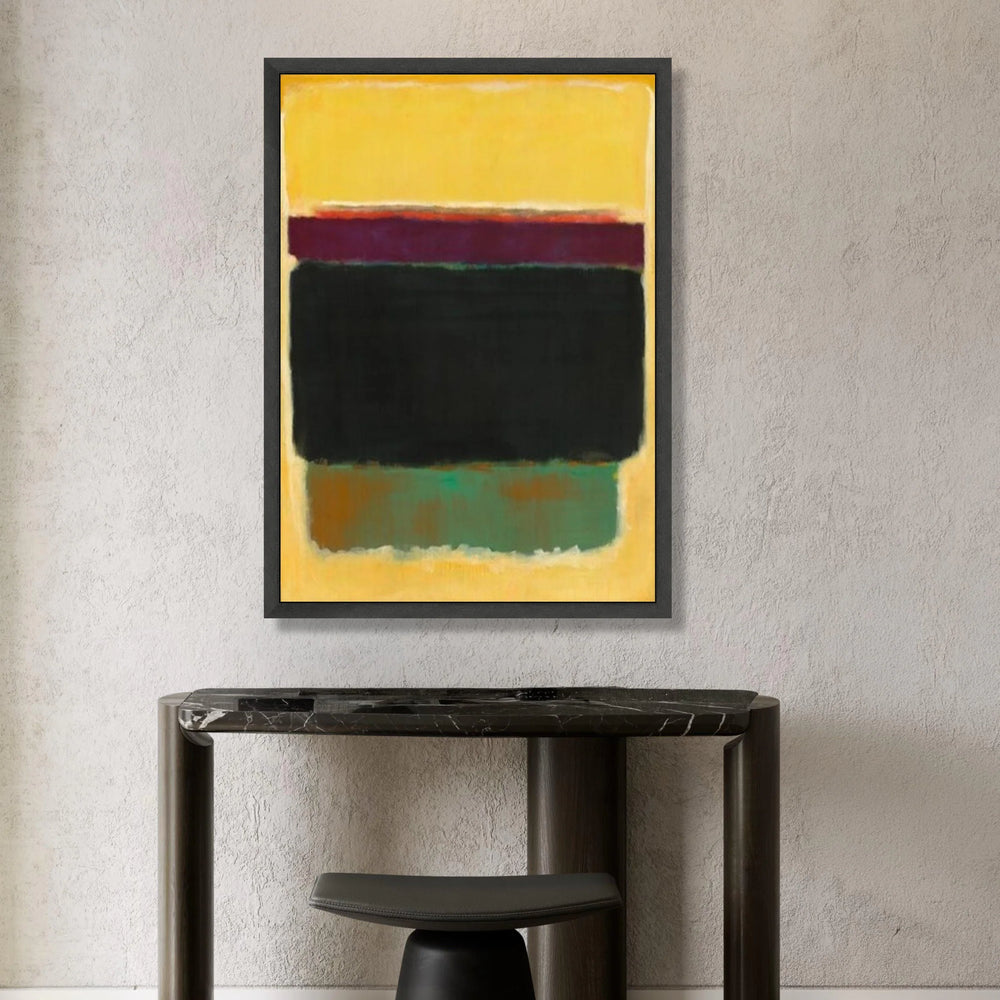 Contemporary Color Block Canvas, Abstract Wall Art, Modern Home Decoration, Minimalist Canvas Painting, Vibrant Living Room Canvas Print Art