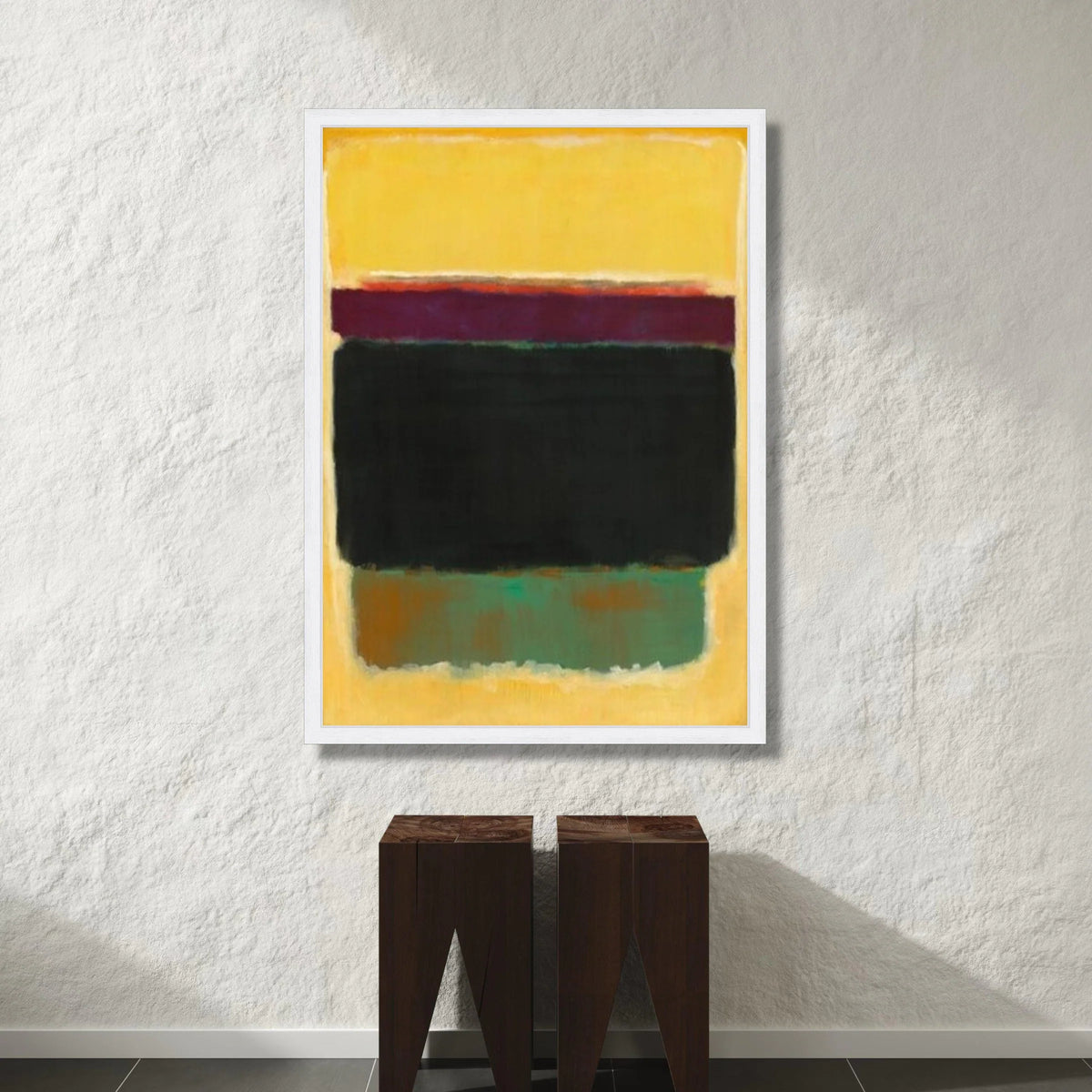 Contemporary Color Block Canvas, Abstract Wall Art, Modern Home Decoration, Minimalist Canvas Painting, Vibrant Living Room Canvas Print Art