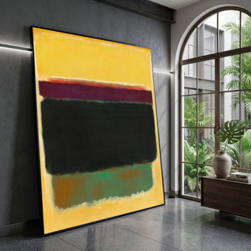 Contemporary Color Block Canvas, Abstract Wall Art, Modern Home Decoration, Minimalist Canvas Painting, Vibrant Living Room Canvas Print Art