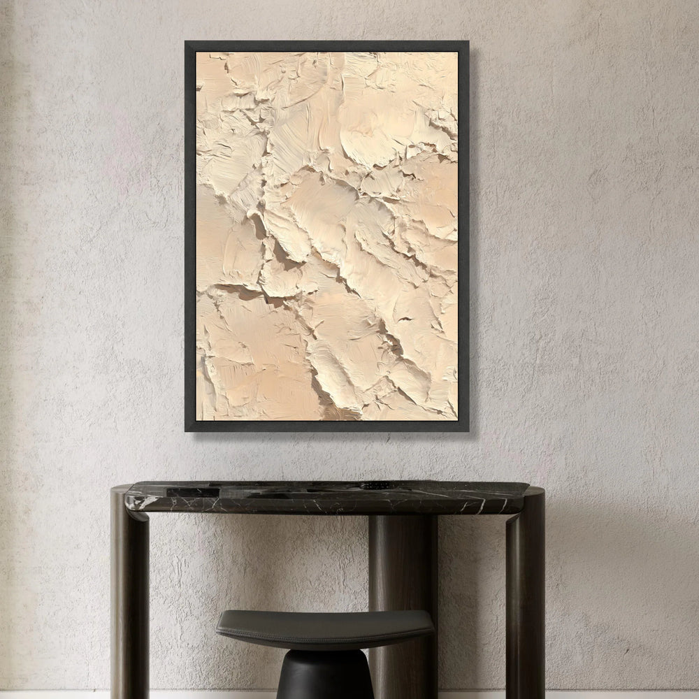 Neutral Beige Abstract Canvas, Modern Minimalist Wall Art, Soft Earth Tone Canvas, Contemporary Home Decoration, Ready to Canvas Print Art
