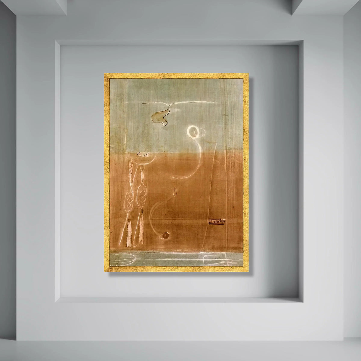 Abstract Minimalist Canvas, Rothko Wall Art, Earth Tone Canvas, Modern Abstract Home Decor, Contemporary Art Canvas, Ready to Hang Print Art