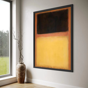 Modern Abstract Canvas Wall Art, Mark Rothko Style, Color Block Canvas, Minimalist Wall Decoration, Home Living Room Art Print Art