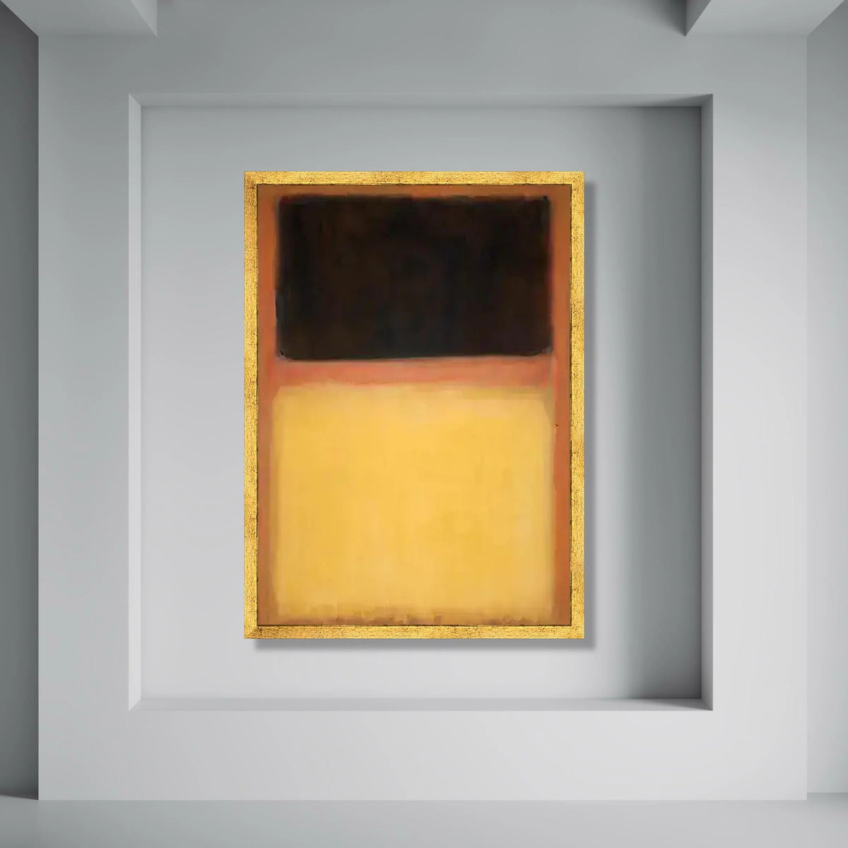 Modern Abstract Canvas Wall Art, Mark Rothko Style, Color Block Canvas, Minimalist Wall Decoration, Home Living Room Art Print Art