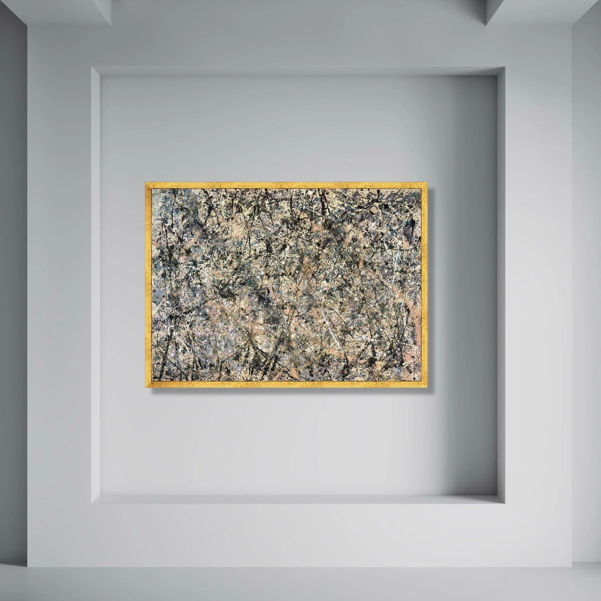 Abstract Expressionism Canvas, Modern Splatter Paint Wall Art, Dynamic Drip Design, Contemporary Home Decoration, Artistic Canvas Print Art