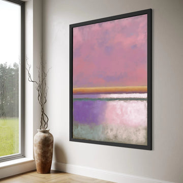 Abstract Color Blocks Canvas Wall Art, Contemporary Modern Canvas, Soft Pastel Home Decor, Minimalist Wall Art Design, Ready to Print Art