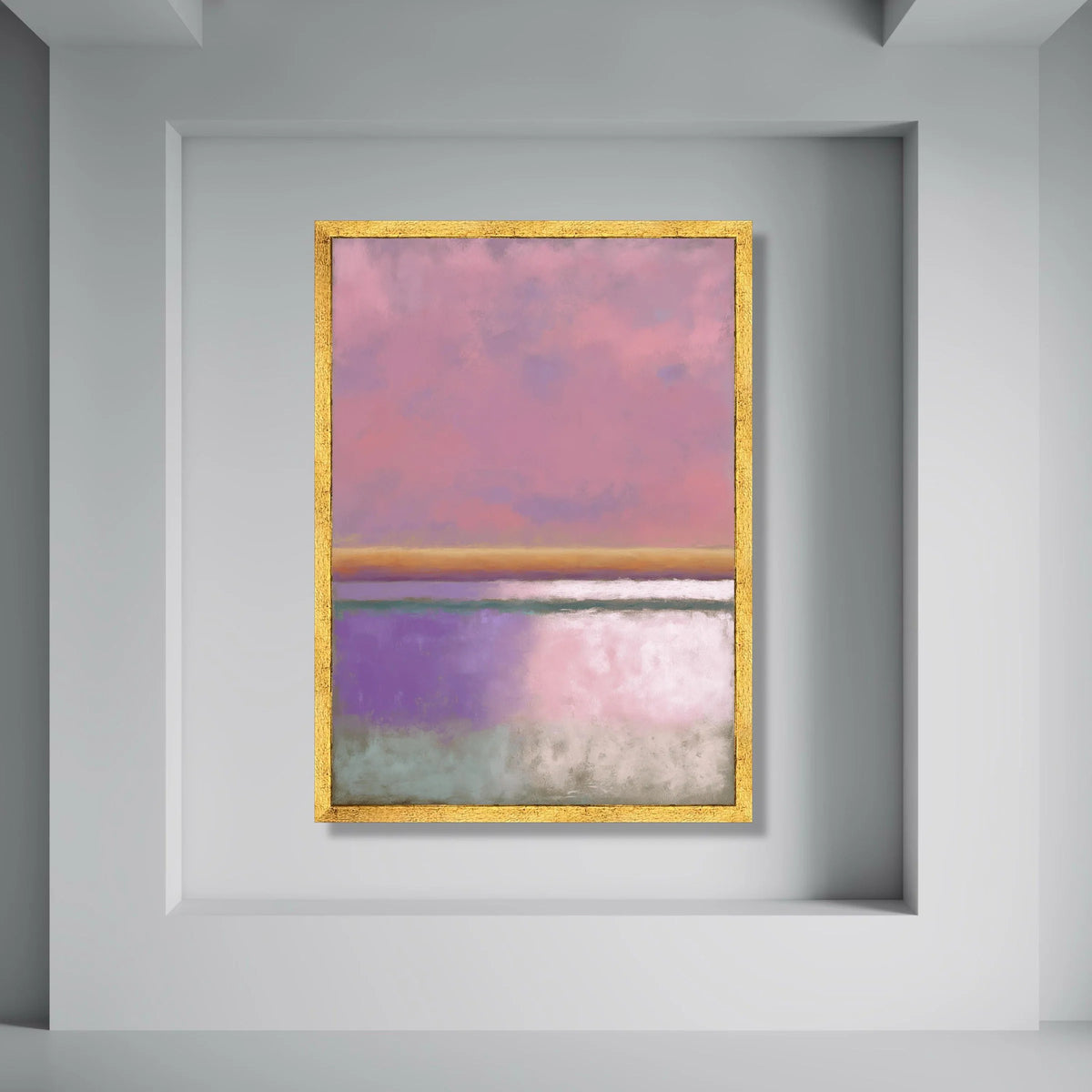 Abstract Color Blocks Canvas Wall Art, Contemporary Modern Canvas, Soft Pastel Home Decor, Minimalist Wall Art Design, Ready to Print Art