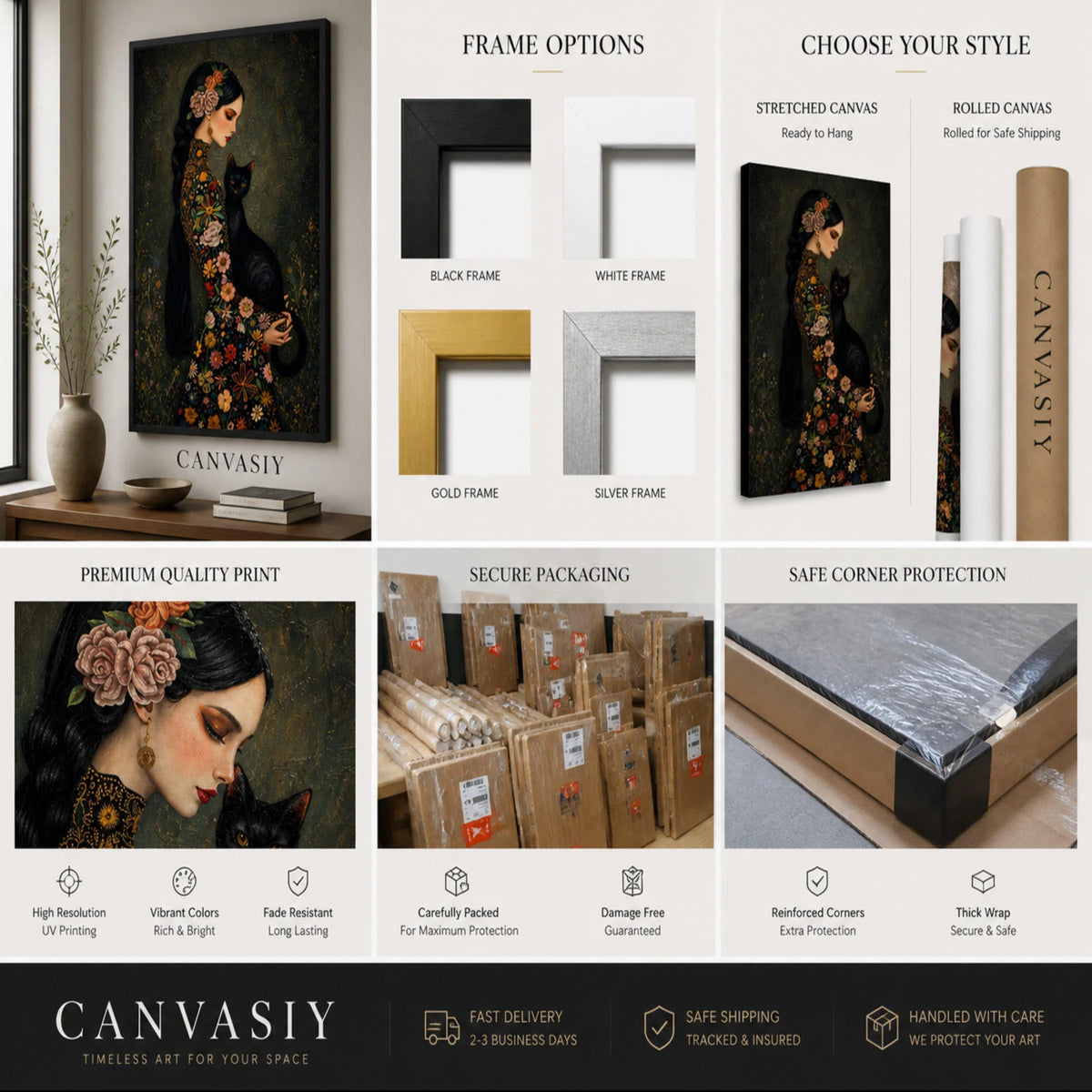 Abstract Expressionist Canvas Wall Art, Dark Figurative Painting, Modern Emotional Artwork, Dramatic Home Decor, Ready to Hang Print Art