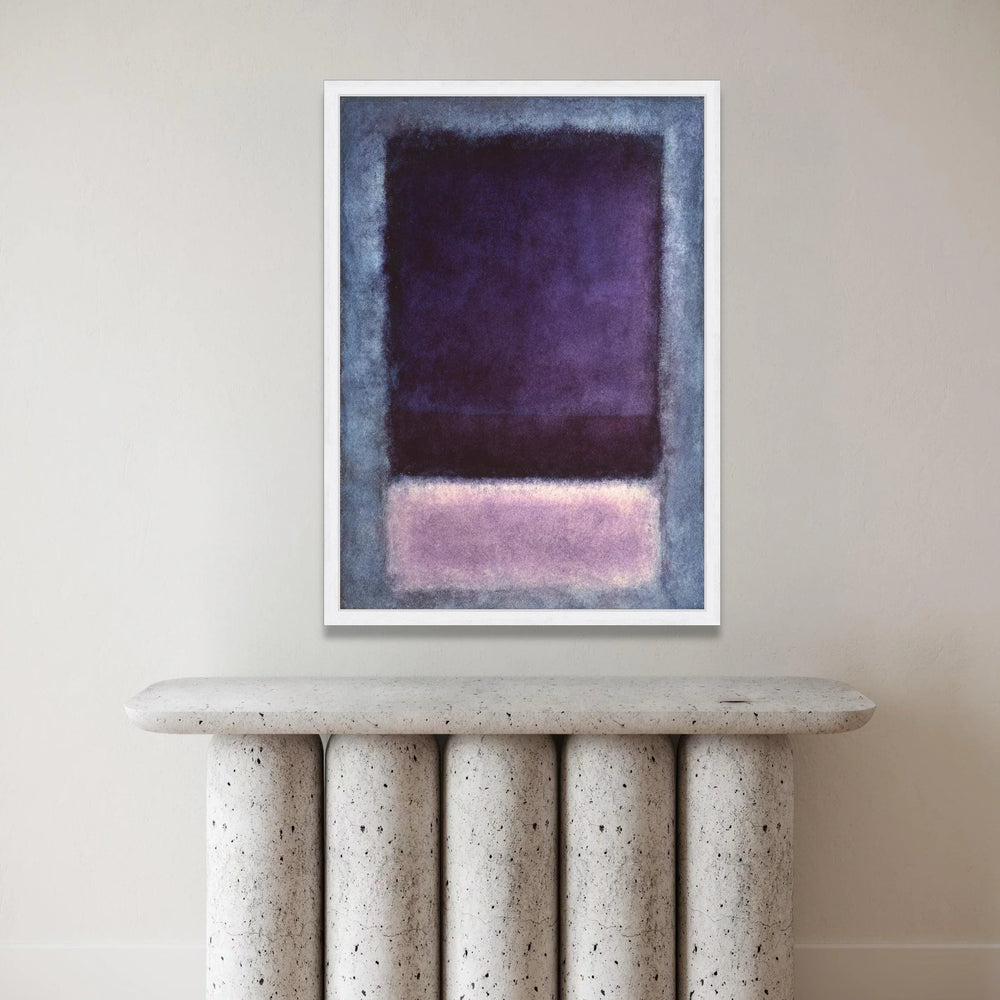 Mark Rothko Abstract Canvas, Deep Purple and Lavender Color Field Wall Art, Modern Minimalist Home Decoration Canvas Print Art