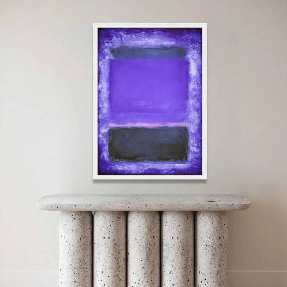 Mark Rothko Abstract Canvas Wall Art, Purple Black Color Field Painting, Modern Expressionist Canvas, Mid Century Modern Canvas Print Art