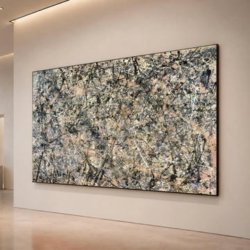 Abstract Drip Canvas Wall Art, Jackson Pollock Style, Splatter Painting Canvas, Modern Expressionism Wall Decor, Artistic Canvas Print Art
