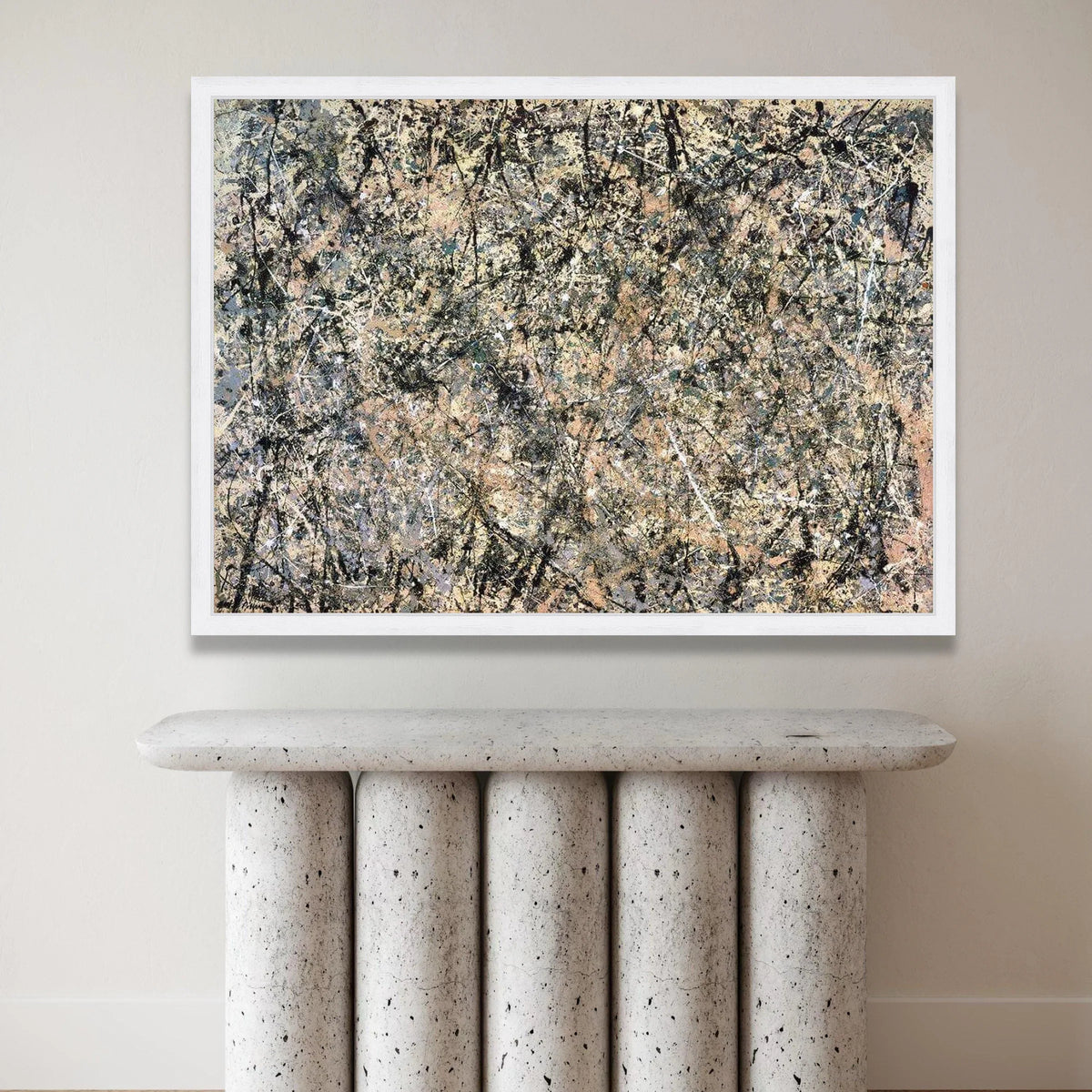 Abstract Drip Canvas Wall Art, Jackson Pollock Style, Splatter Painting Canvas, Modern Expressionism Wall Decor, Artistic Canvas Print Art