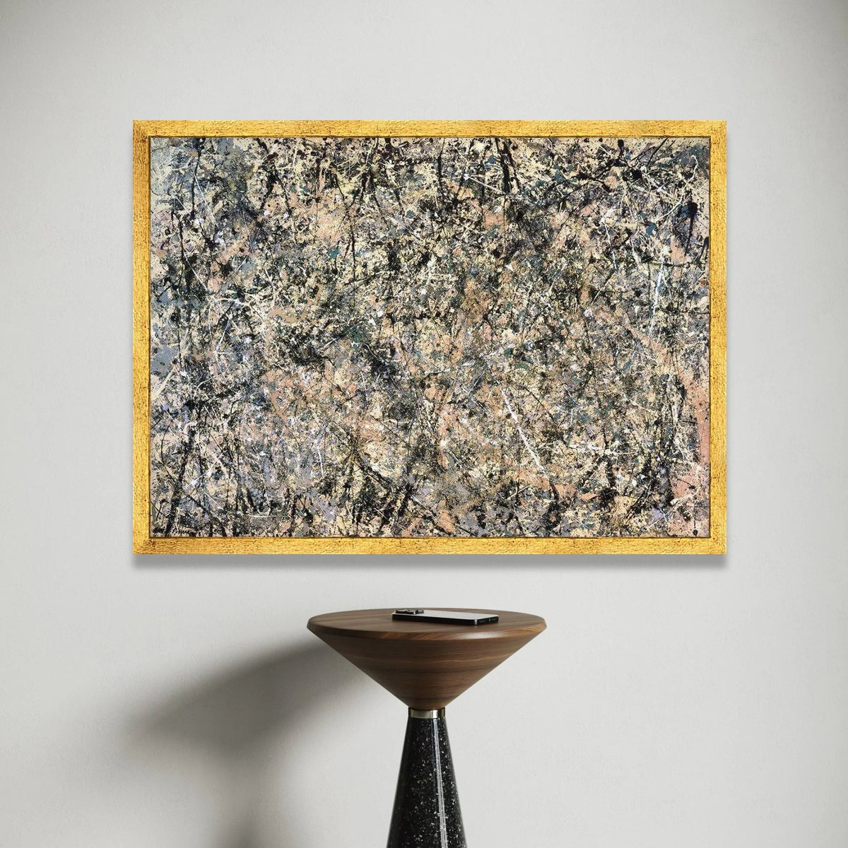 Abstract Drip Canvas Wall Art, Jackson Pollock Style, Splatter Painting Canvas, Modern Expressionism Wall Decor, Artistic Canvas Print Art