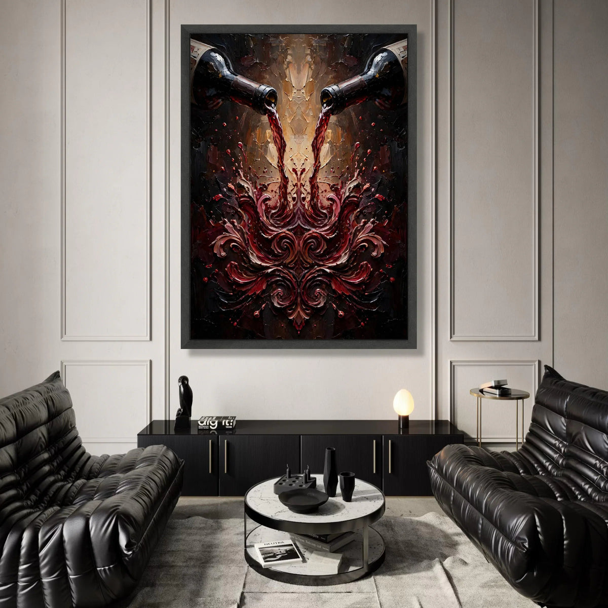 Pouring Red Wine Splash Canvas, Elegant Wine Bottle Art, Bar Wall Decoration, Modern Drink Canvas, Kitchen and Dining Room Canvas Print Art